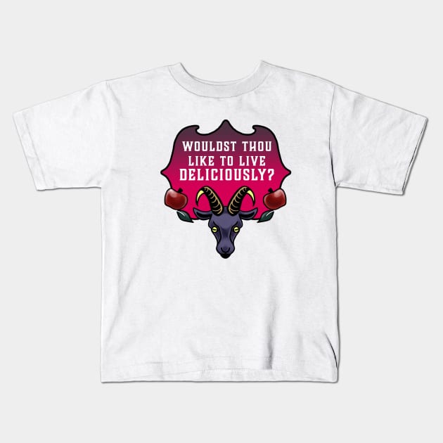 Wouldst thou like to live deliciously? Kids T-Shirt by swinku